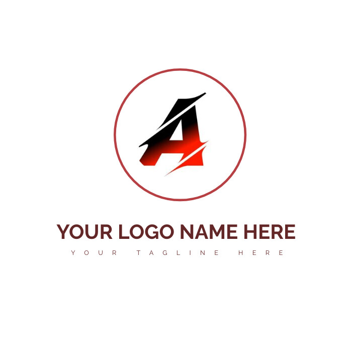 alphabets logo|A name logo|WORDS LOGO template